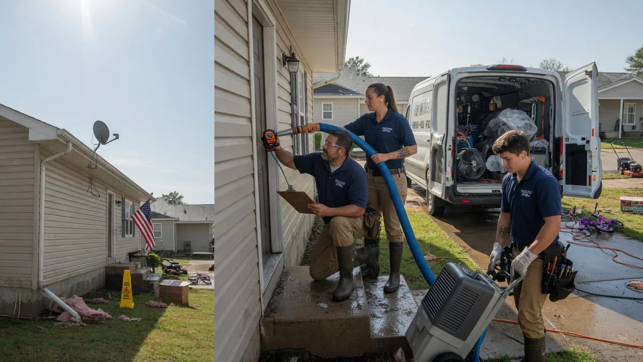 Ceiling Water Damage Restoration in Bridgewater, IA near me